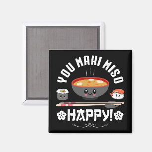 You Maki Miso Happy - Japanse noedels Schattige Ka Magneet