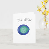 You Matcha Kaart (Gele Bloem)