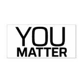 You Matter 6 Rubberstempel (Afrduk)