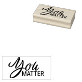 You Matter 8 Rubberstempel (Gestempeld)