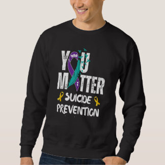 You Matter 988 Suicide Prevention Awareness Ribbon Trui