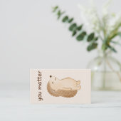 You Matter Hedgehog Gift Enclosure Card Informatiekaartje (Staand voorkant)