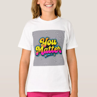 You Matter Kids T-Shirt, Mentale Gezondheidsbewust T-shirt