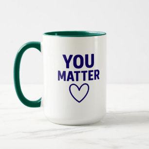 You Matter" Positiviteit van het Rode Hart Mok