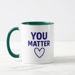 You Matter" Positiviteit van het Rode Hart Mok