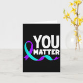 You Matter Preventie Bewustzijn 1 Kaart (Gele Bloem)