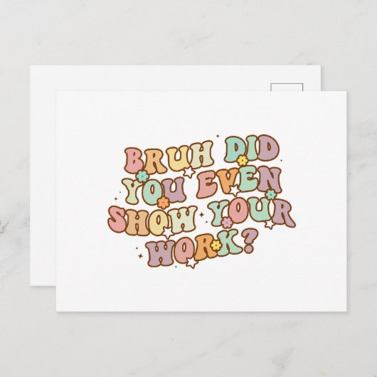 You Matter You Energy Funny E=MC2 Wetenschap Nerd Briefkaart (Voorkant / Achterkant)