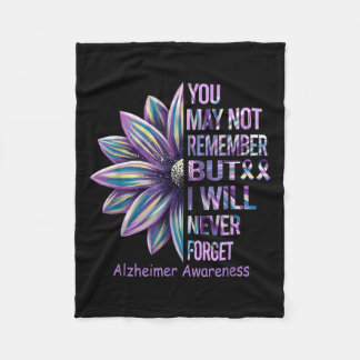 You May Not Remember But I Will Never Forget Heime Fleece Deken