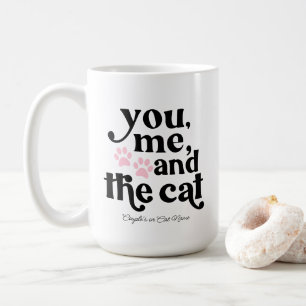 You Me and the Cat Koppel Minimalist  Koffiemok