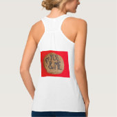 YOU&ME Canvas Flowy Racerback Tank Top (Achterkant)