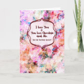 You, Me & Chocolate – Funny Anniversary  Kaart (Voorkant)