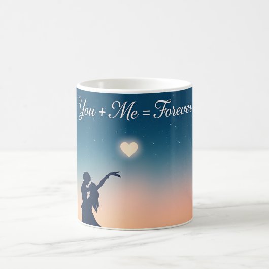 You + Me = Forever Mug Koffiemok (Center)