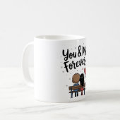 You & Me Forever Romantic Mug Koffiemok (Voorkant links)