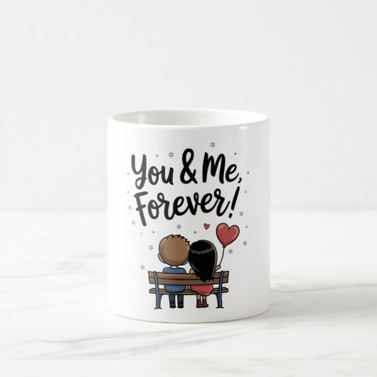 You & Me Forever Romantic Mug Koffiemok (Center)