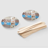 You & Me. Fotocollage van herinneringen. Houten pa Handwaaier (Niet-gemonteerd)