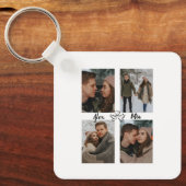 You & Me Keychain Multiple Photos Personalized (Voorkant)