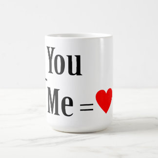 You+me=liefde Koffiemok