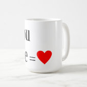 You+me=liefde Koffiemok (Voorkant rechts)