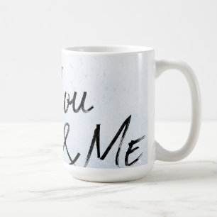 You & Me - Minimal Blue Love mok