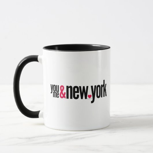 You Me & New York Classic Coffee Mug Romantic Coup Mok (Links)