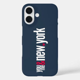 You Me & New York | Minimalist Apple iPhone 16 Cas iPhone 16 Hoesje