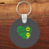 You Mental Health Awareness Green Suicide Preventi Sleutelhanger (Voorkant)