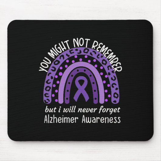 You Might Not Remember Alzheimer's awareness Month Muismat (Voorkant)