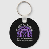 You Might Not Remember Alzheimer's awareness Month Sleutelhanger (Achterkant)