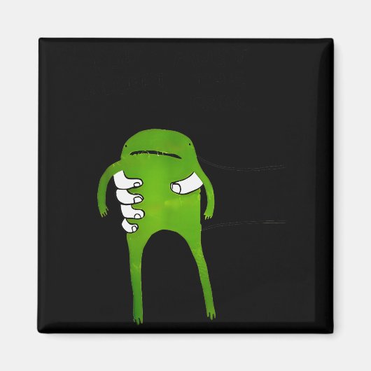 You Must Accept The Frog Funny Meme  Magneet (Voorkant)