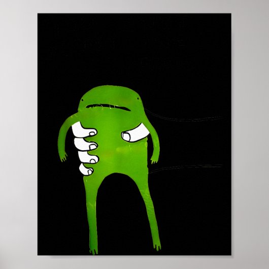 You Must Accept The Frog Funny Meme Poster (Voorkant)