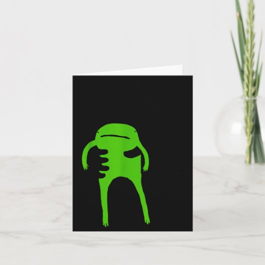 You Must Accept The Frog Funny Meme Saying Quote  Kaart (Voorkant)