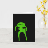 You Must Accept The Frog Funny Meme Saying Quote  Kaart (Gele Bloem)