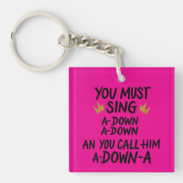 You must sing sleutelhanger