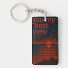 You my best view Keychain