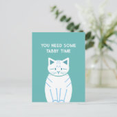You Need Some Tabby Time Briefkaart (Staand voorkant)