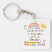 You Noticed Teacher SEN teacher special need Sleutelhanger (Voorkant)