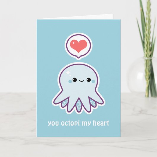 You Octopi mijn Hart Kaart (Voorkant)