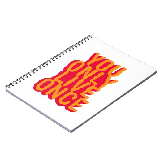 You only live once notitieboek (Linkerzijde)