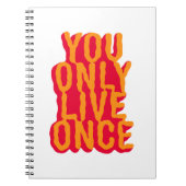You only live once notitieboek (Voorkant)