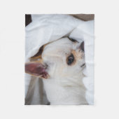 You pet dog puppy custom foto chihuahua fleece deken (Voorkant)