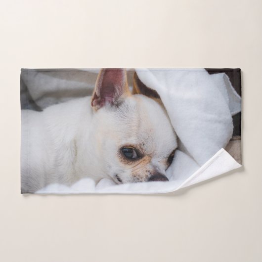 You pet dog puppy custom foto chihuahua handdoek (Handdoek)