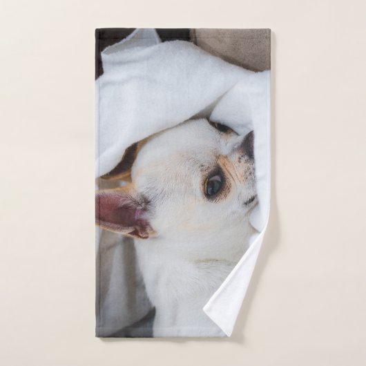 You pet dog puppy custom foto chihuahua handdoek (Handdoek)