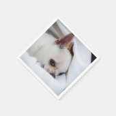 You pet dog puppy custom foto chihuahua servet (Hoek)
