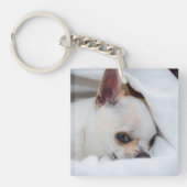 You pet dog puppy custom foto chihuahua sleutelhanger (Voorkant)