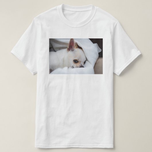 You pet dog puppy custom foto chihuahua t-shirt (Design voorkant)