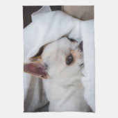You pet dog puppy custom foto chihuahua theedoek (Verticaal)