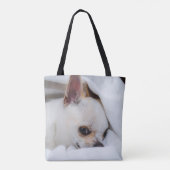 You pet dog puppy custom foto chihuahua tote bag (Achterkant)