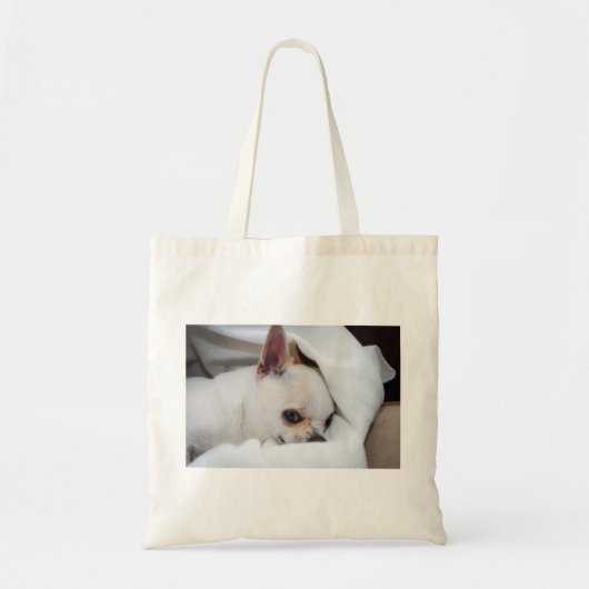 You pet dog puppy custom foto chihuahua tote bag (Voorkant)