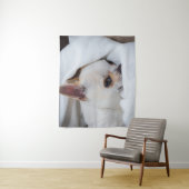 You pet dog puppy custom foto chihuahua wandkleed (In situ)