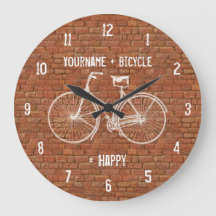 You Plus Bicycle Equals Happy Antique Red Bricks